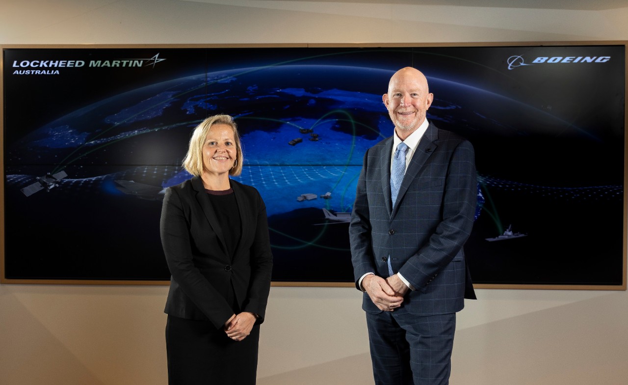 Lockheed Martin and Boeing Defence Australia leaders 